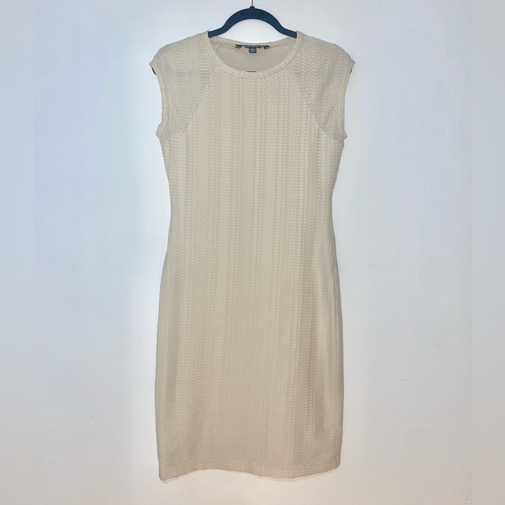 Elegant Cream Midi Dress